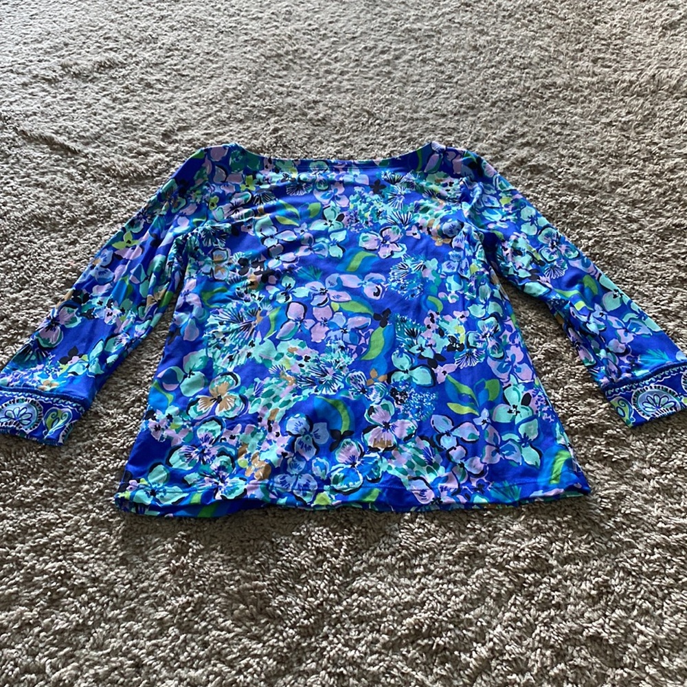 Lilly Pulitzer 3/4 sleeve top - Picture 7 of 7